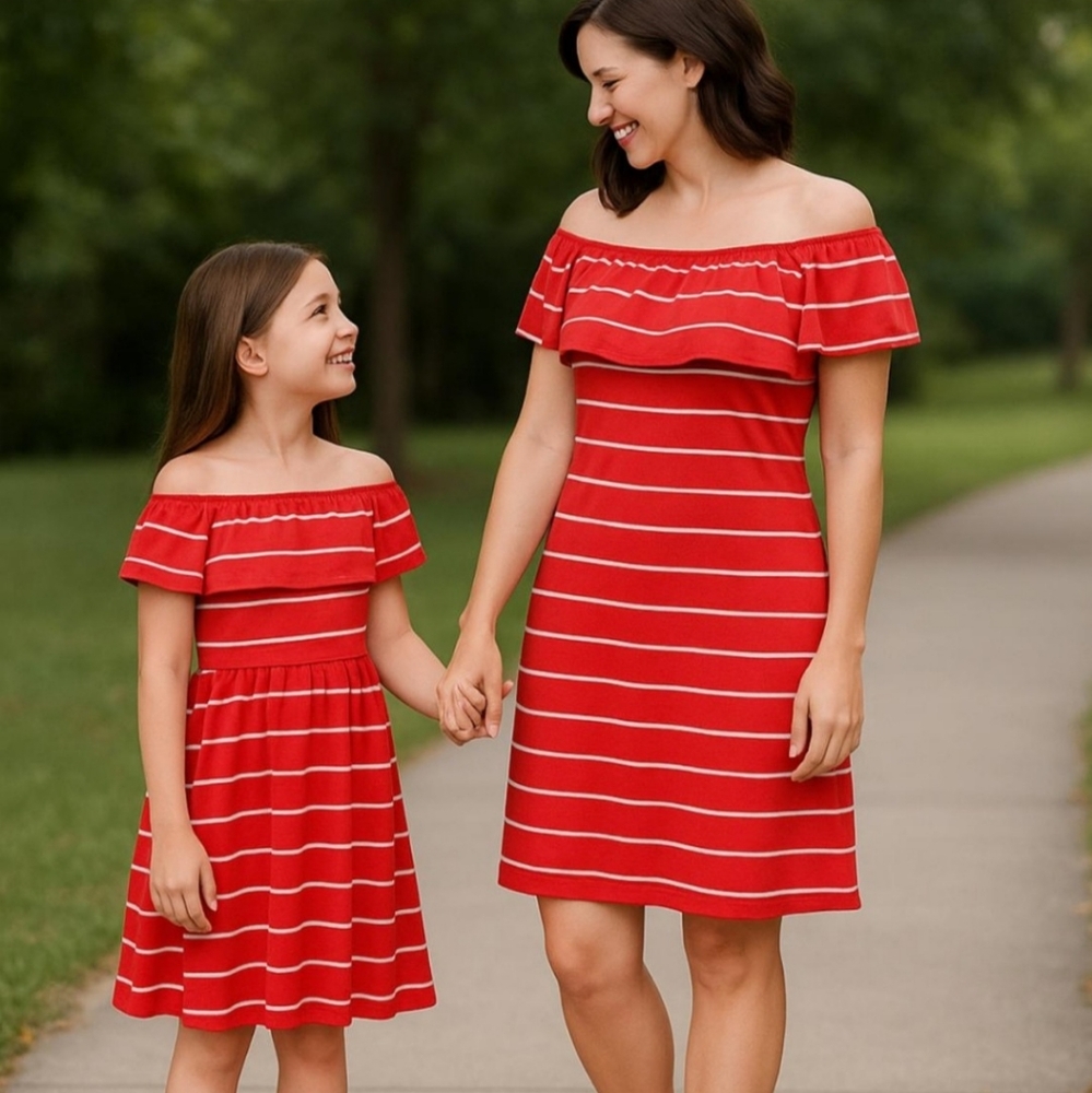 Pat pat dresess for Mom and Daughter.